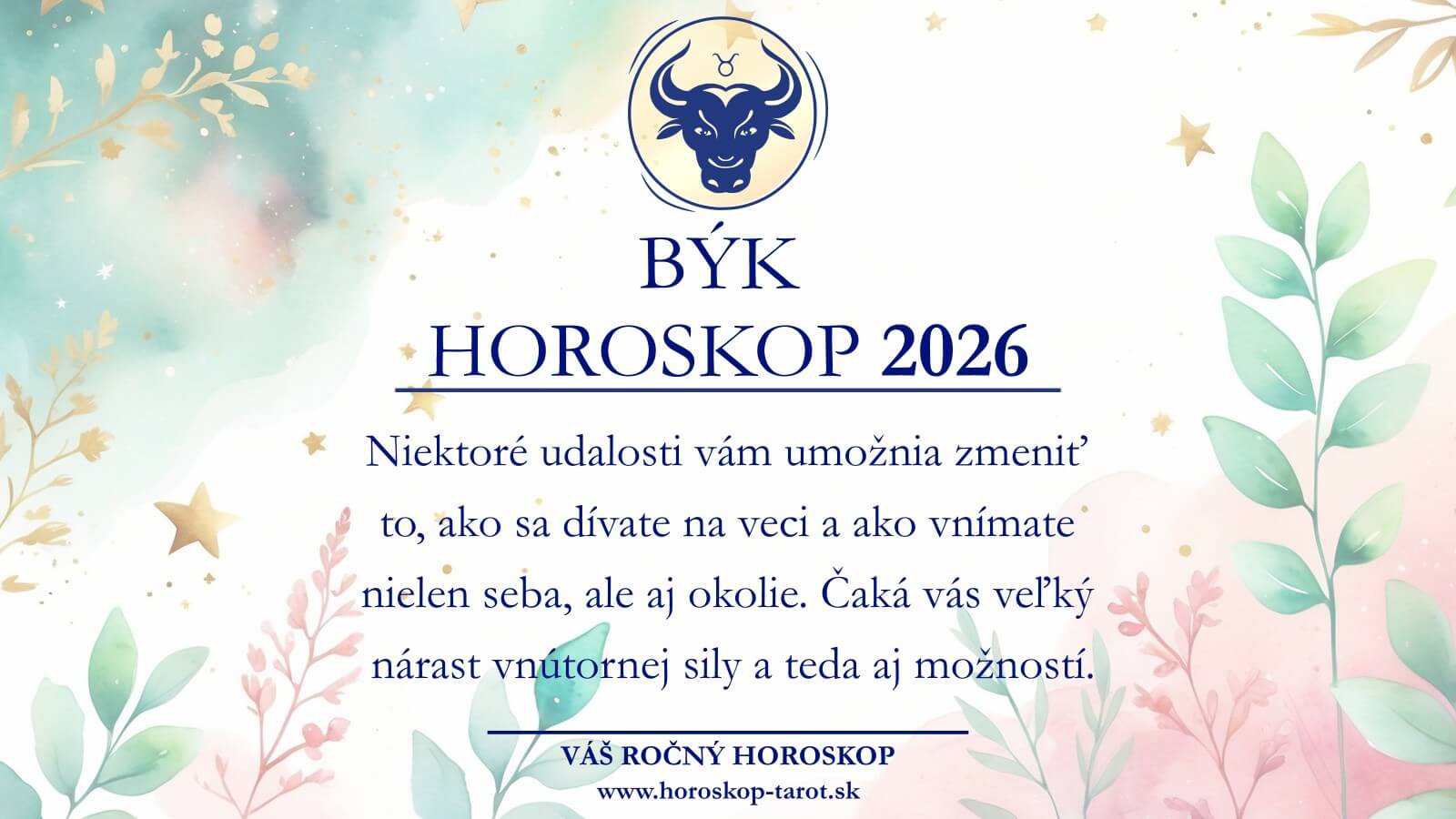 horoskop 2026 býk