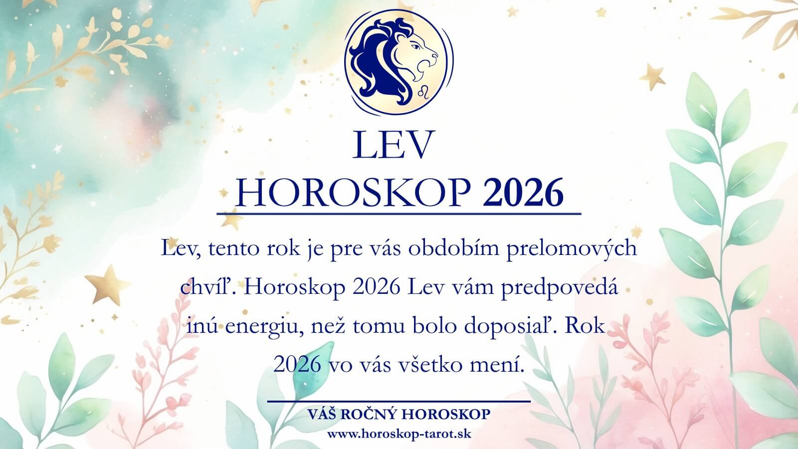 horoskop 2026 lev