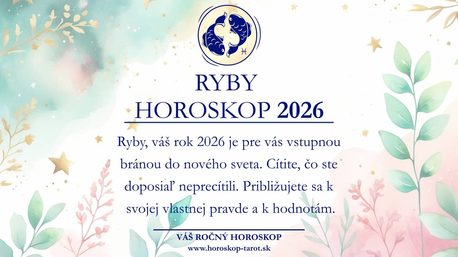horoskop 2026 ryby