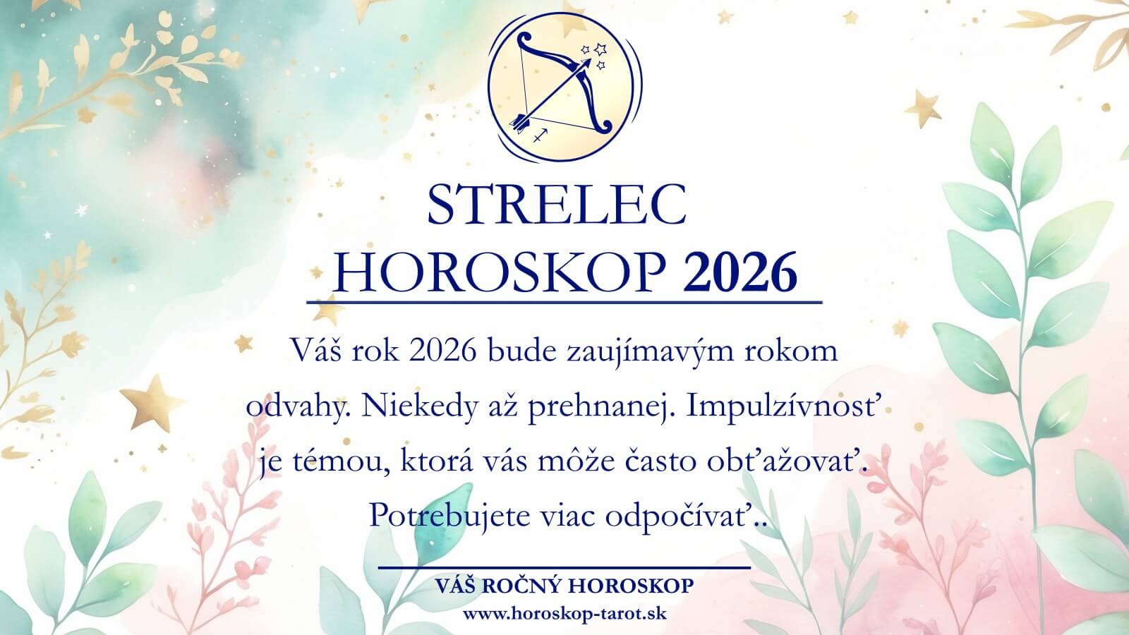 horoskop 2026 strelec