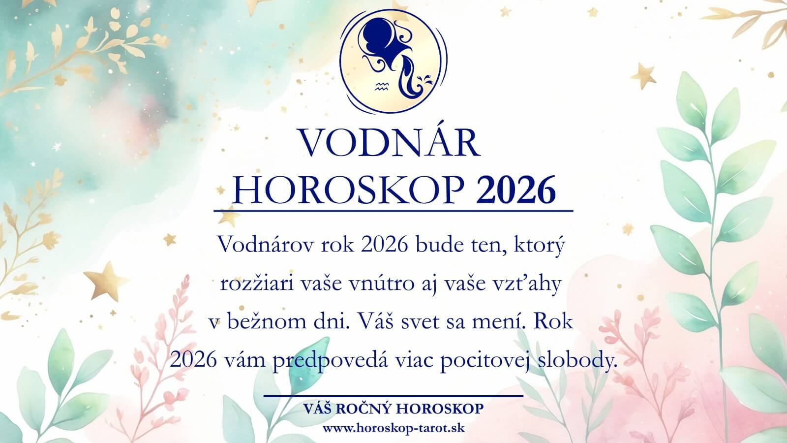 horoskop 2026 vodnar
