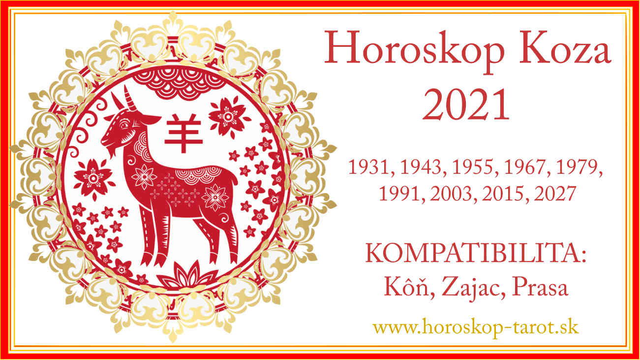 veľký čínsky horoskop 2021 Koza